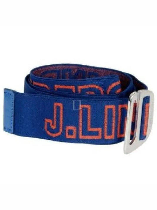 Lennon Webbing Logo Belt Nautical Blue - J.LINDEBERG - BALAAN 2