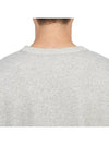 Mike Cotton Logo Sweatshirt Grey - ISABEL MARANT - BALAAN 8