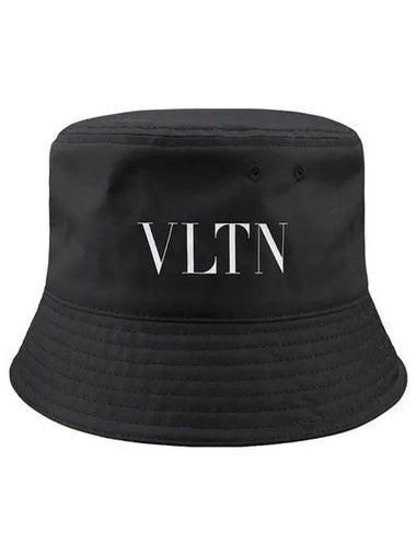 23FW 3Y2HGA11 WWQ 0NI VLTN Logo Bucket Hat 998073 - VALENTINO - BALAAN 1