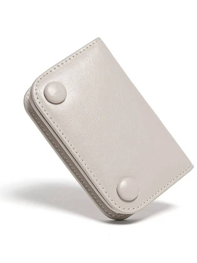 Compact Business Card Card Wallet Warm Gray - LE MASQUE - BALAAN 2