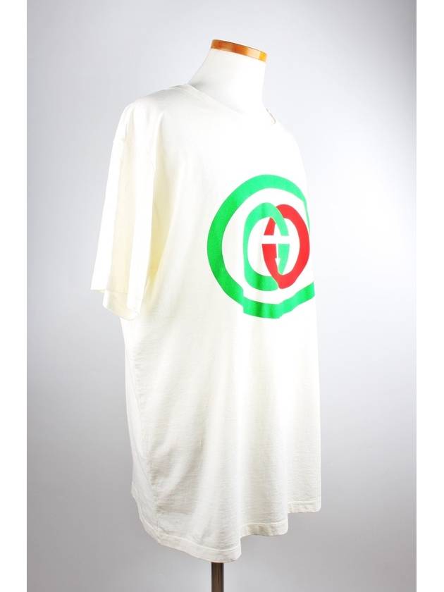 Interlocking G oversized short sleeve t shirt 565806 - GUCCI - BALAAN 6