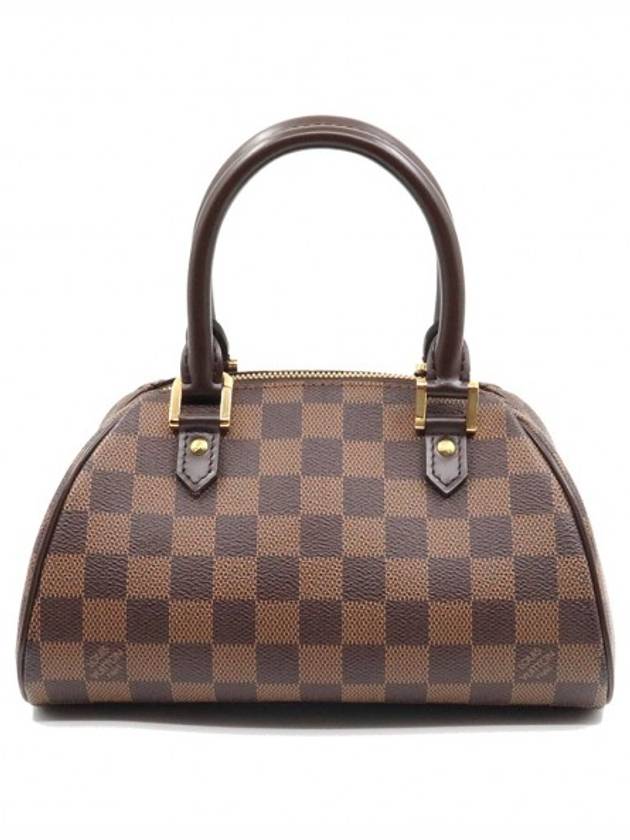 Women s Louis Vuitton N41436 Damier Ebene Canvas Rivera Mini Tote Bag gt Gangbuk used luxury goods - LOUIS VUITTON - BALAAN 1