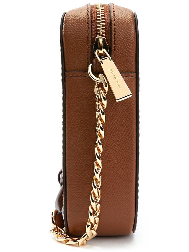 Jet Set Large Saffiano Cross Bag Brown - MICHAEL KORS - BALAAN 4