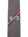 Anchor Jacquard Classic Silk Tie Grey - THOM BROWNE - BALAAN 8