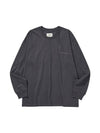 PARADISE LONG SLEEVE TEE CHARCOAL - LIBERE - BALAAN 2