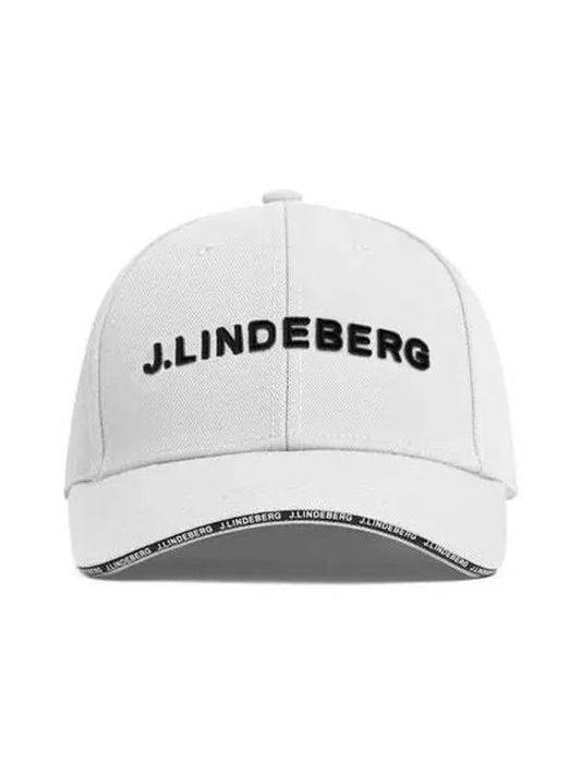 Harry Embroidered 3D Logo Ball Cap White - J.LINDEBERG - BALAAN 2