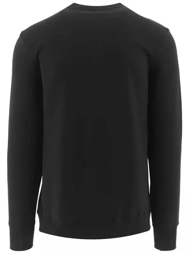 Graphic Print Cotton Sweatshirt Black - PAUL SMITH - BALAAN 4