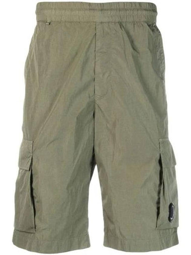 Chrome R Logo Decoration Bermuda Cargo Shorts Green - CP COMPANY - BALAAN 1