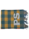 Check Logo Wool Muffler Yellow M2A 150T M748 37 - PAUL SMITH - BALAAN 3