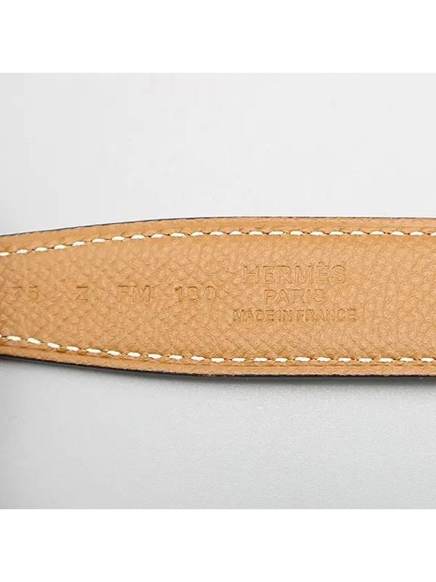 H052150 Black 24MM Rose Gold Mini Constance Reversible Women s Belt Size 75 - HERMES - BALAAN 2