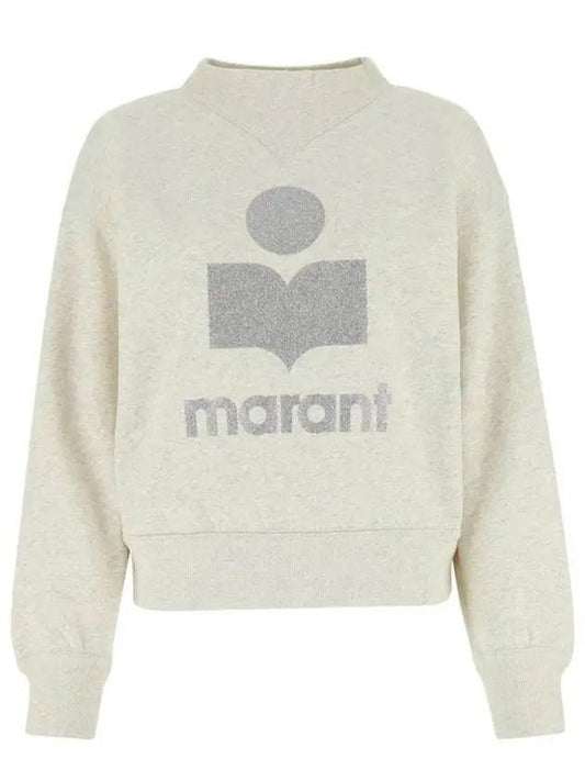 Women's Moby Logo Print Sweatshirt Ecru - ISABEL MARANT - BALAAN 2