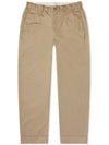 High Count Twill Andover Straight Pants Khaki - ENGINEERED GARMENTS - BALAAN 1