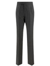 Super 120S Twill Classic Backstrap Trouser Pants Dark Grey - THOM BROWNE - BALAAN 2