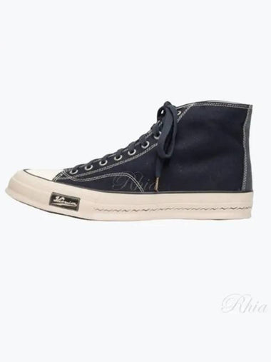 0123201001003 Navy Skagway High Top Sneakers - VISVIM - BALAAN 1