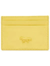 Fox Patch Card Wallet Lime Green - MAISON KITSUNE - BALAAN 2