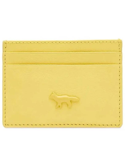 Fox Patch Card Wallet Lime Green - MAISON KITSUNE - BALAAN 2