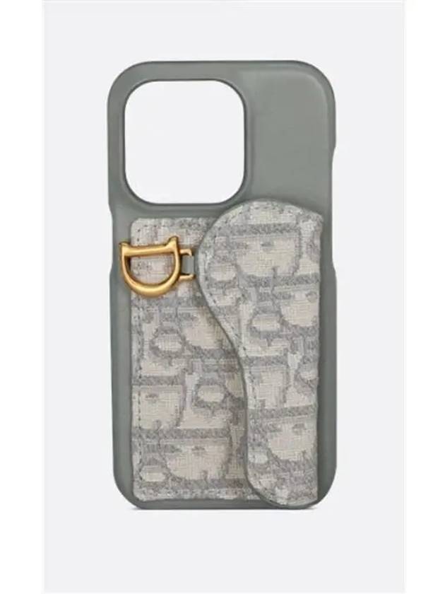 Saddle 15 Pro Iphone Case Grey - DIOR - BALAAN 2