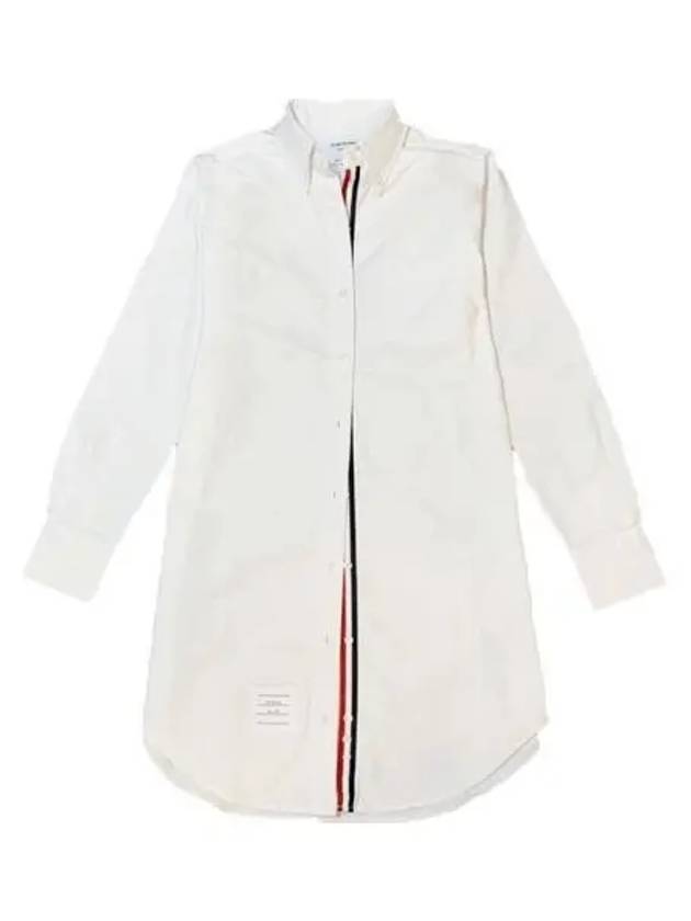 RWB Cotton Shirt Dress White - THOM BROWNE - BALAAN 2