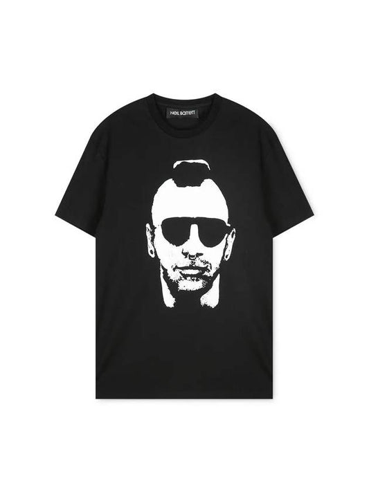 Mohican Gangster Short Sleeve T-Shirt Black - NEIL BARRETT - BALAAN 1