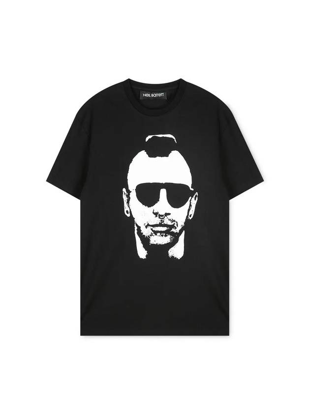 Mohican Gangster Short Sleeve T-Shirt Black - NEIL BARRETT - BALAAN 4