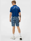 Men s Team Print Shorts Savanna Blue GMPA08935 O498 - J.LINDEBERG - BALAAN 4