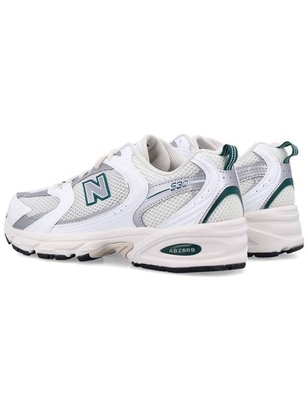 530 Low Top Sneakers Green White - NEW BALANCE - BALAAN 5