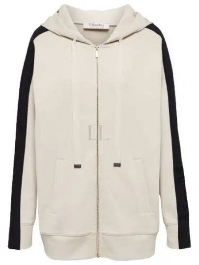 Fennec Hooded Jacket Ivory Black - MAX MARA - BALAAN 2