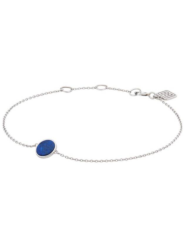 Roca Mini Round Lapis Lazuli Bracelet White - BE/GINS - BALAAN 9