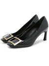 Trumpet Metal Buckle Pumps Black - ROGER VIVIER - BALAAN 2