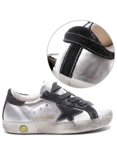 Kids Star Patch Low Top Sneakers Silver - GOLDEN GOOSE - BALAAN 2