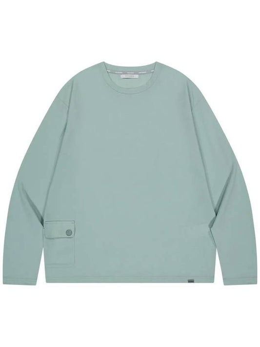 Sorona crew neck long sleeve tshirt light khaki - OFFGRID - BALAAN 2