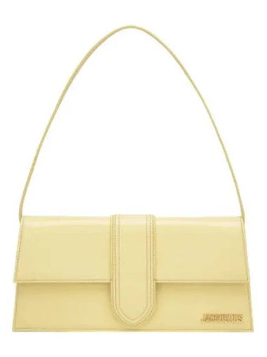 Jacquemus Le Bambino Long Shoulder Bag Pale Yellow - JACQUEMUS - BALAAN 1