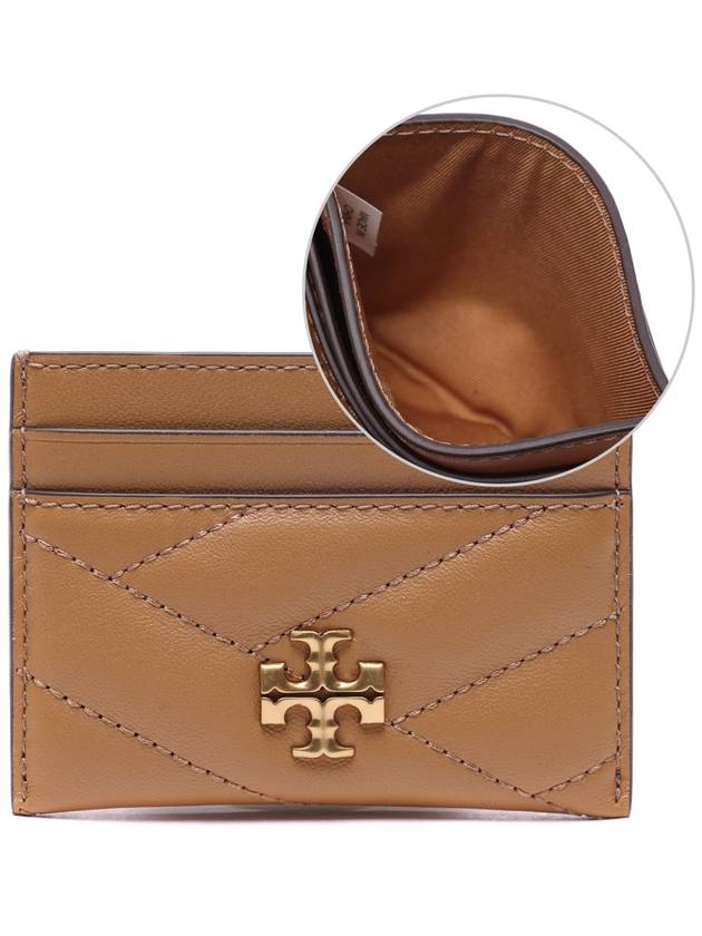 Kira Chevron Logo Card Wallet Brown - TORY BURCH - BALAAN 2