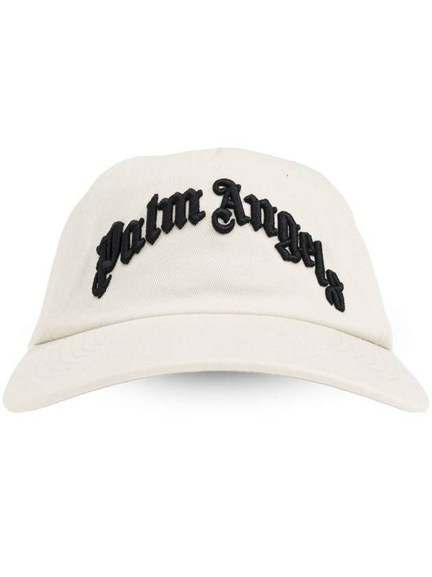 Palm Angels Curved Logo Cap Accessories - PALM ANGELS - BALAAN 1