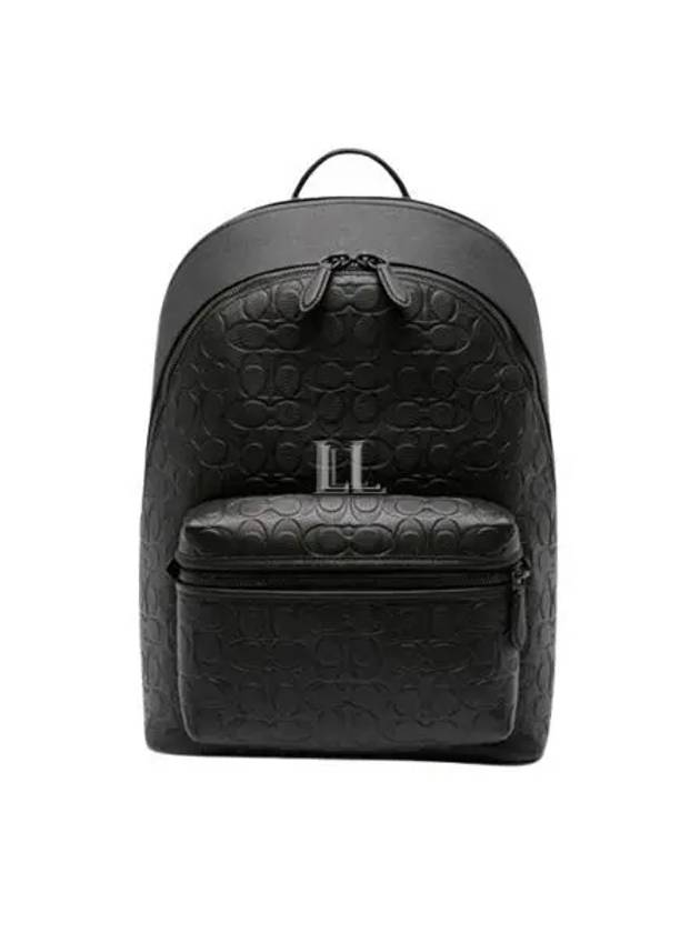 Charter Signature Leather Backpack Black - COACH - BALAAN 2