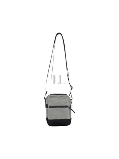 Logo Patch Cross Bag Grey - STONE ISLAND - BALAAN 2