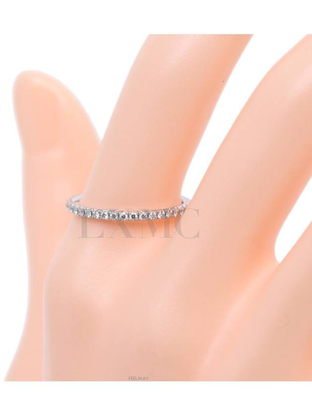 Tiffany Metro Full Eternity Ring Platinum Diamond Setting No 9 - TIFFANY & CO. - BALAAN 6