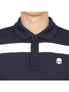 Golf Wear Polo Long Sleeve T-Shirt G00556 157 - HYDROGEN - BALAAN 6