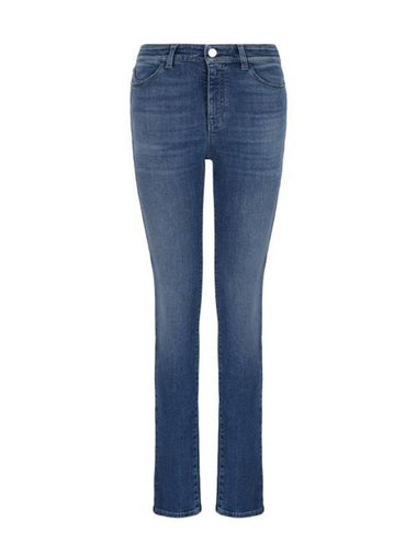 EA7 Denim Straight Pants 3D2J182DM3Z0943 DENIM BLU CH - EMPORIO ARMANI - BALAAN 1