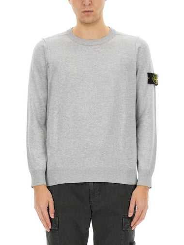 Stone Island Jersey With Logo - STONE ISLAND - BALAAN 1