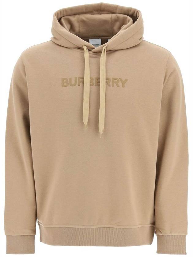 Logo Print Ansdell Hoodie Beige - BURBERRY - BALAAN 2