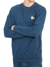 Dressed Fox Patch Classic Sweatshirt Blue Denim - MAISON KITSUNE - BALAAN 6