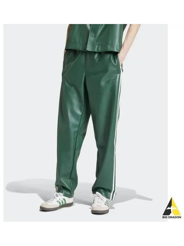 adidas Pow Leather 3S Firebird Track Pants Green IZ4037 - ADIDAS - BALAAN 1