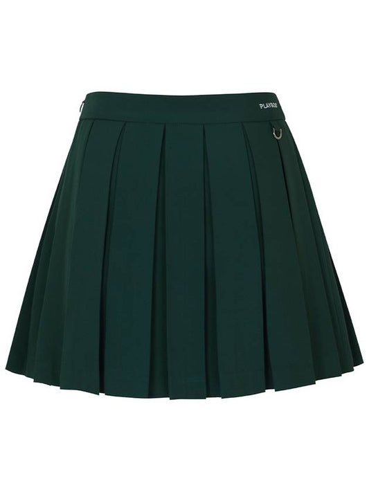 INVERTED PLEAT SKIRT W INNER PANTSDeep Green - PLAYBOO - BALAAN 2