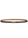 Maillon H Buckle Sur Reversible 13mm Leather Belt Black - HERMES - BALAAN 2