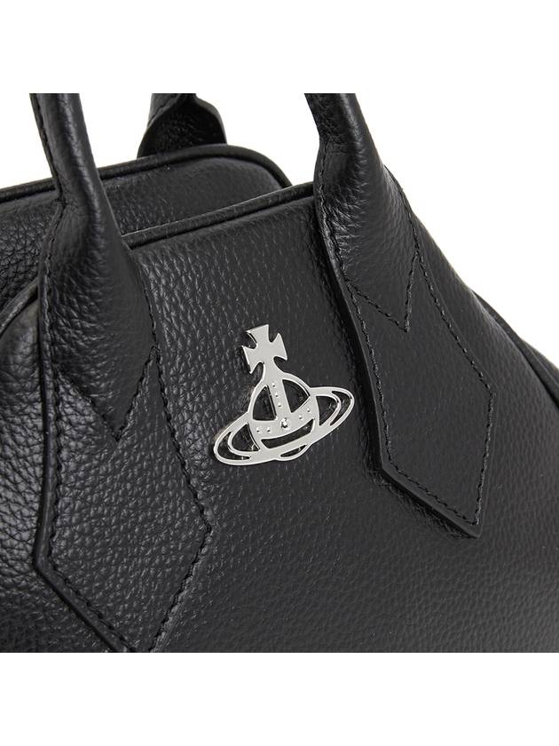 Yasmine Small Tote Bag Black - VIVIENNE WESTWOOD - BALAAN 8