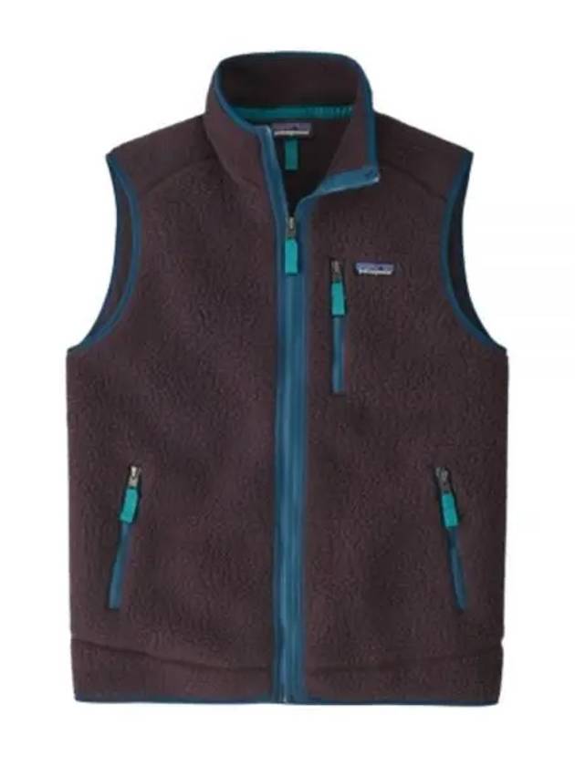 Men's Retro Pile Vest Obsidian Plum - PATAGONIA - BALAAN 2