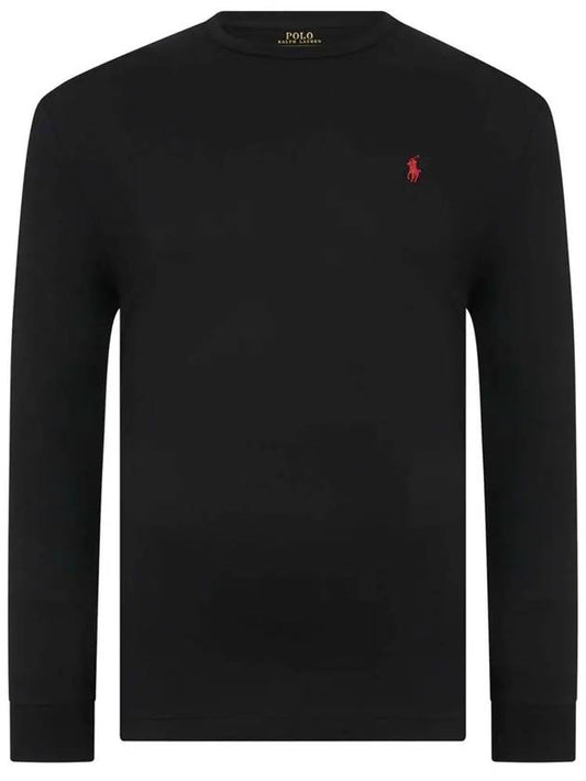 Embroidery Pony Classic Long Sleeve T-Shirt Black - POLO RALPH LAUREN - BALAAN 2