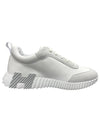 Bouncing Sneakers Mesh Suede Goatskin Blanc Blanc - HERMES - BALAAN 2