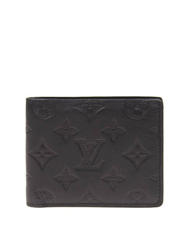 Multiple Monogram Shadow Half Wallet Black - LOUIS VUITTON - BALAAN 1